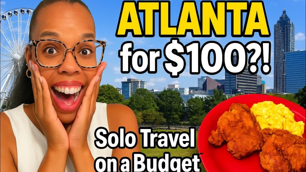 $100 ATLANTA Day Trip 😳🔥 | I Explored the City Solo on a Budget