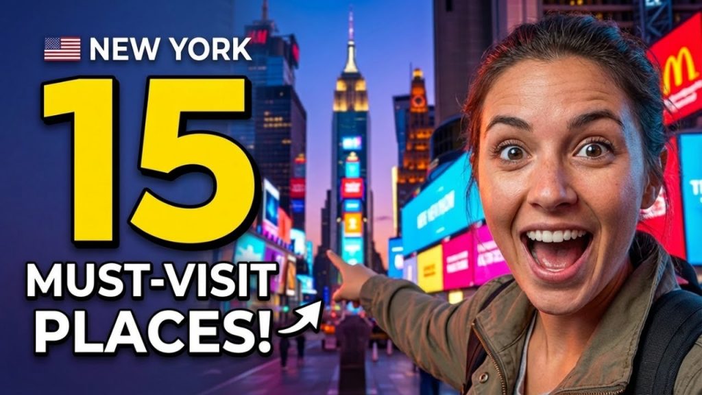 15 Must-Visit Places in NEW YORK CITY 🇺🇸 | NYC Travel Guide | Top Attractions