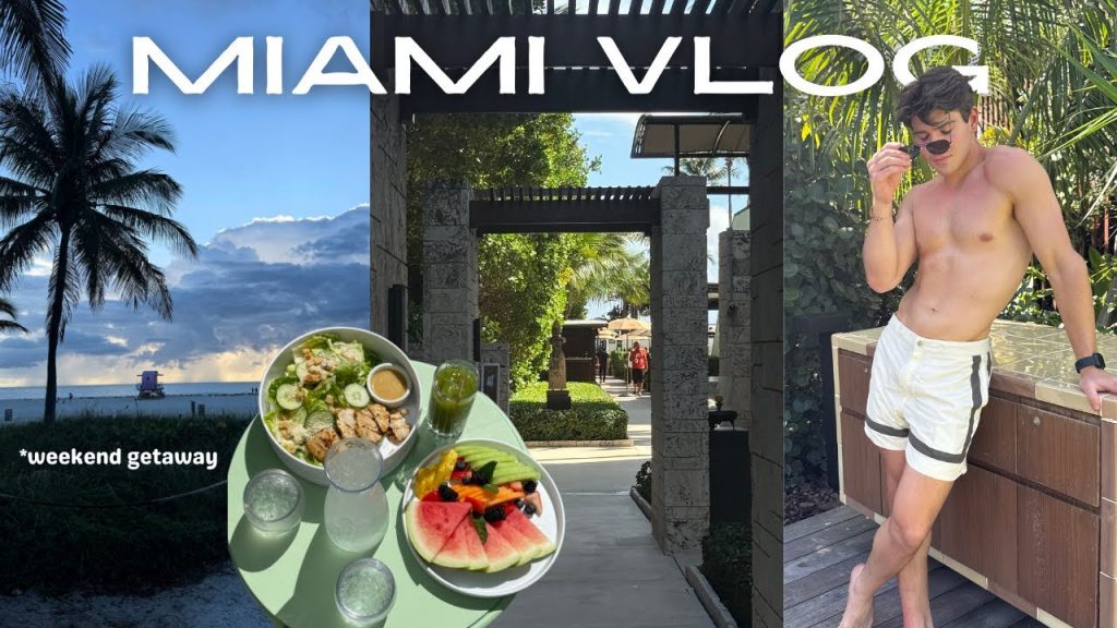 MIAMI TRAVEL VLOG | weekend getaway, pool days, The Setai Spa 🌴🌊