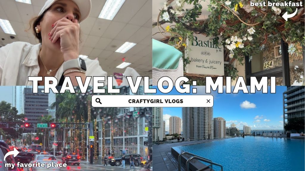 VLOGTOBER DAY 10 | Travel With Me to Miami ✈️ | Exploring Florida & Food & Fall Sunshine!
