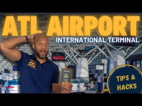 Atlanta Hartsfield Jackson Airport| International Terminal SECRETS
